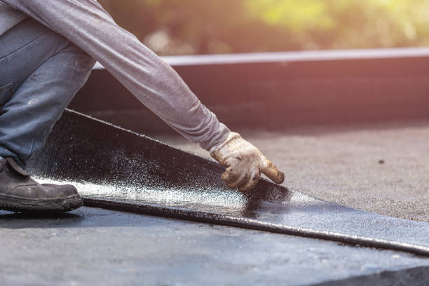 Professional Basement Waterproofing technician working in Decatur, MI